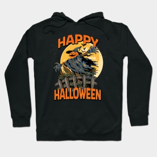 Funny Pumpkin Halloween Scarecrow Hoodie